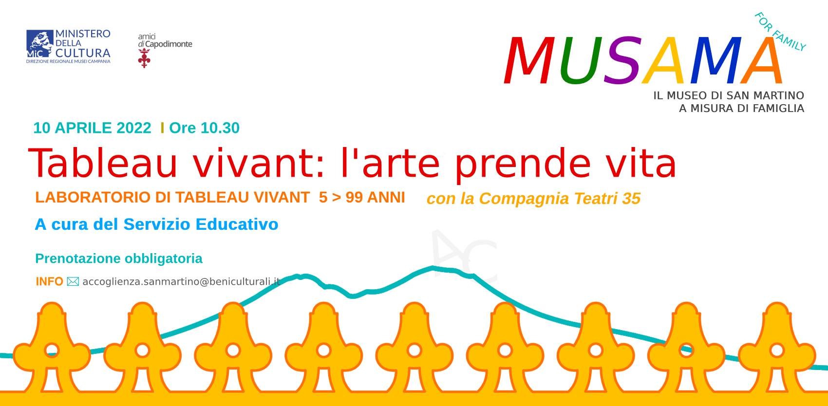 Musama' for family | Tableau Vivant: l'Arte prende vita